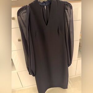 Vince Camuto navy Long Sleeve Dress